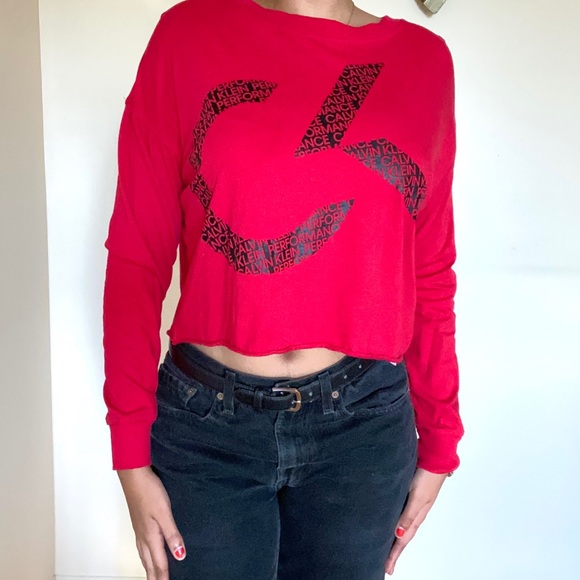 Calvin Klein Performance Crop Top - Picture 1 of 5